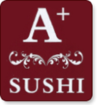 A Plus Sushi logo